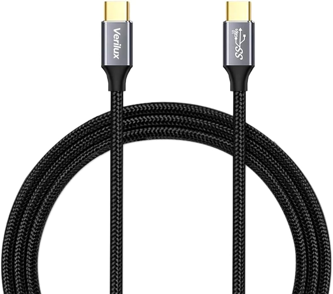 Verilux® Type C to Type C Cable 100W 10Ft/3m Fast