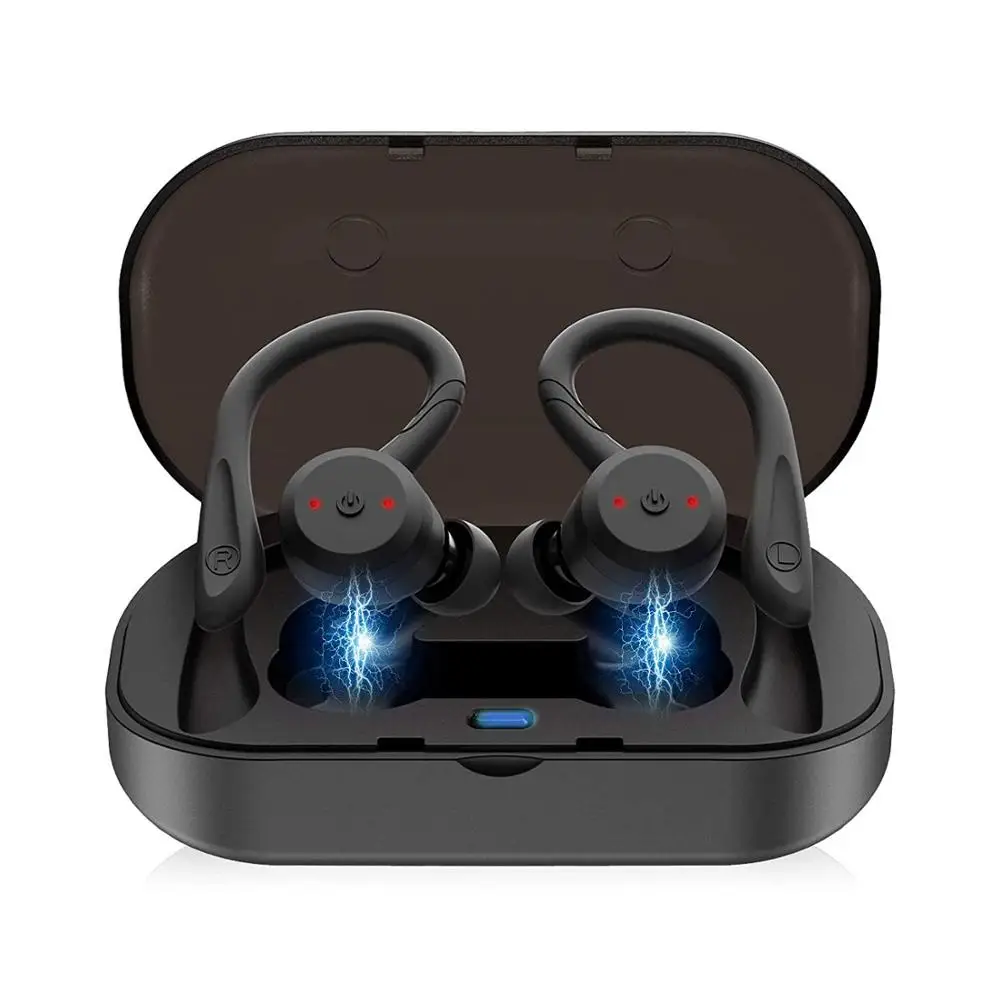 TWS True Wireless Earbuds V5.0 Bluetooth Headphones IPX7