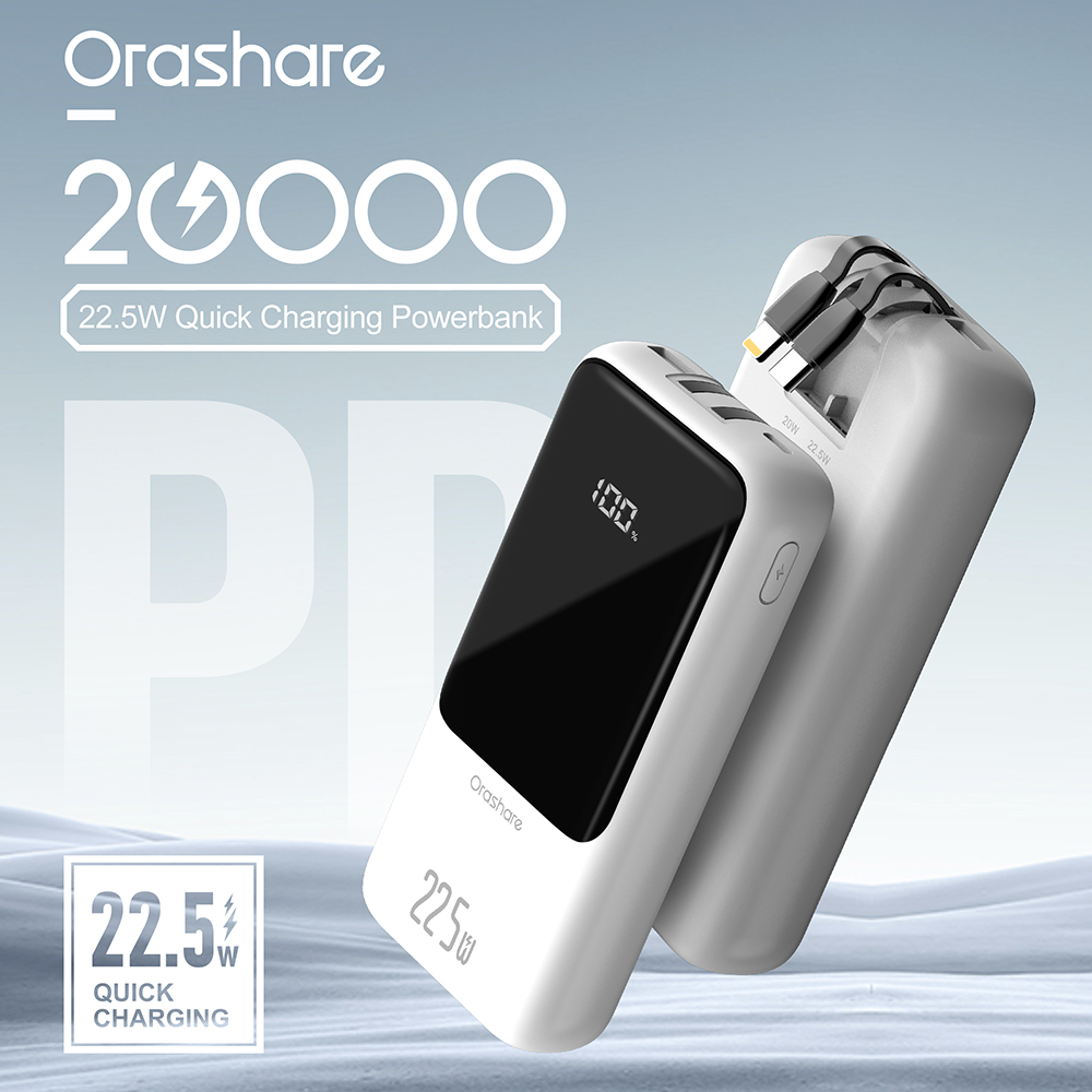 Orashare OH20Pro 20000mAh Powerbank 22.5W Super Fast