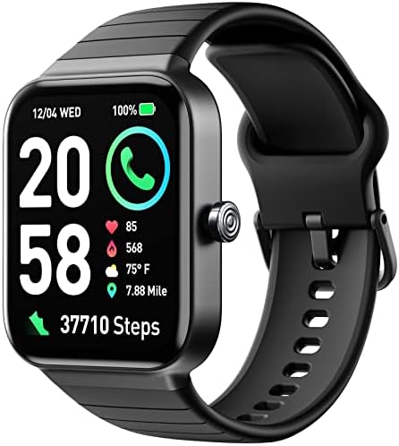 SKG Smart Watch for Men Women Android iPhone with Alexa